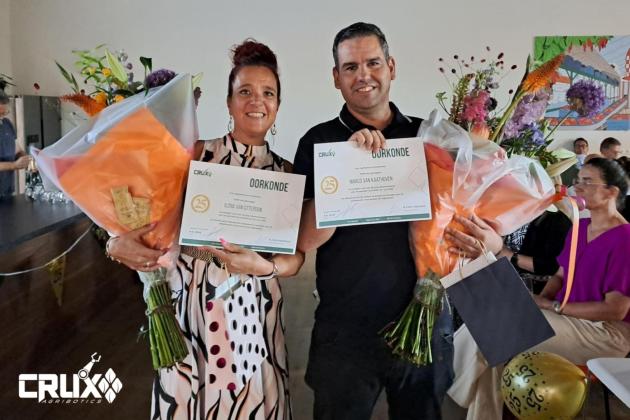 A double 25-year work anniversary